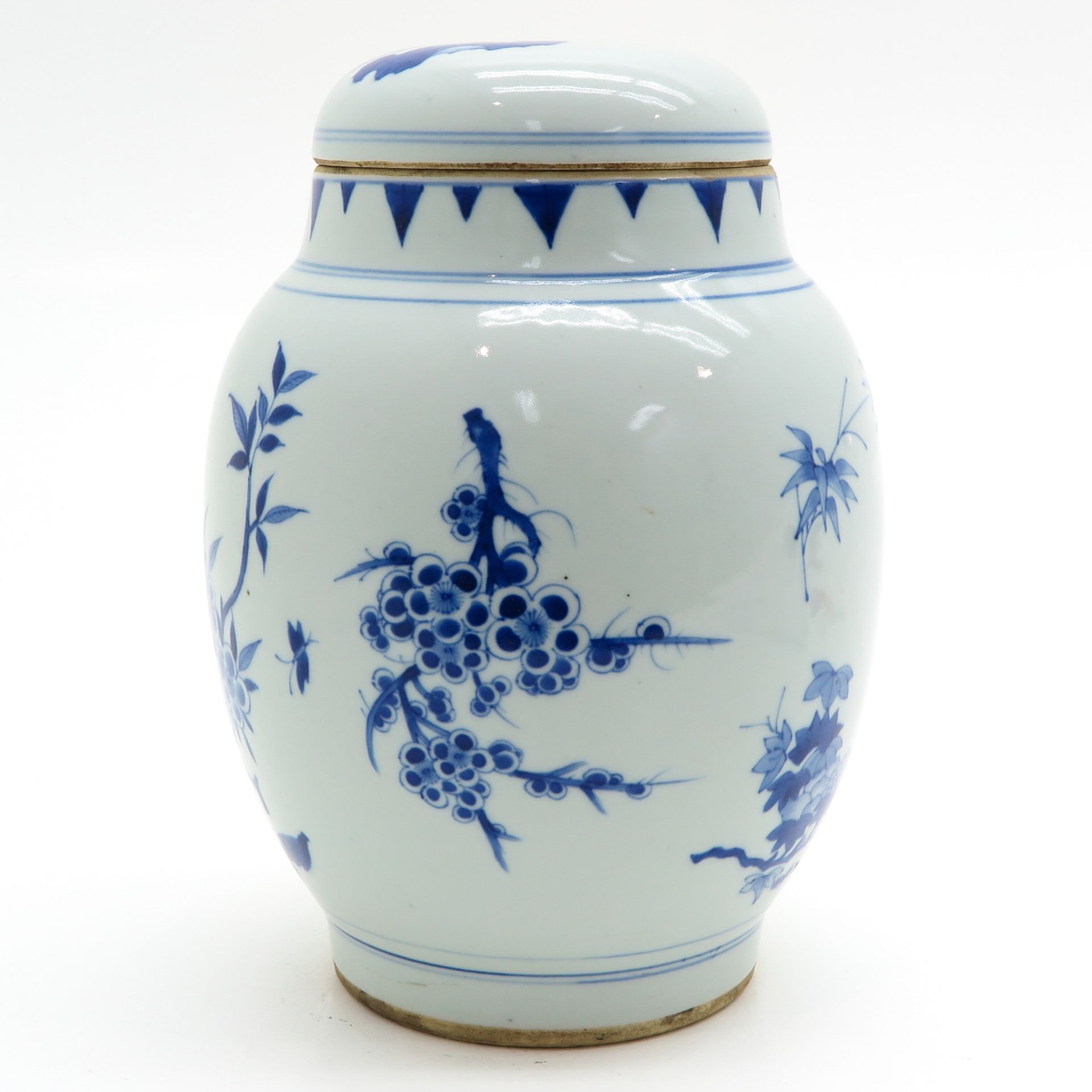 Blue and White Decor Covered Vase - Bild 3 aus 6