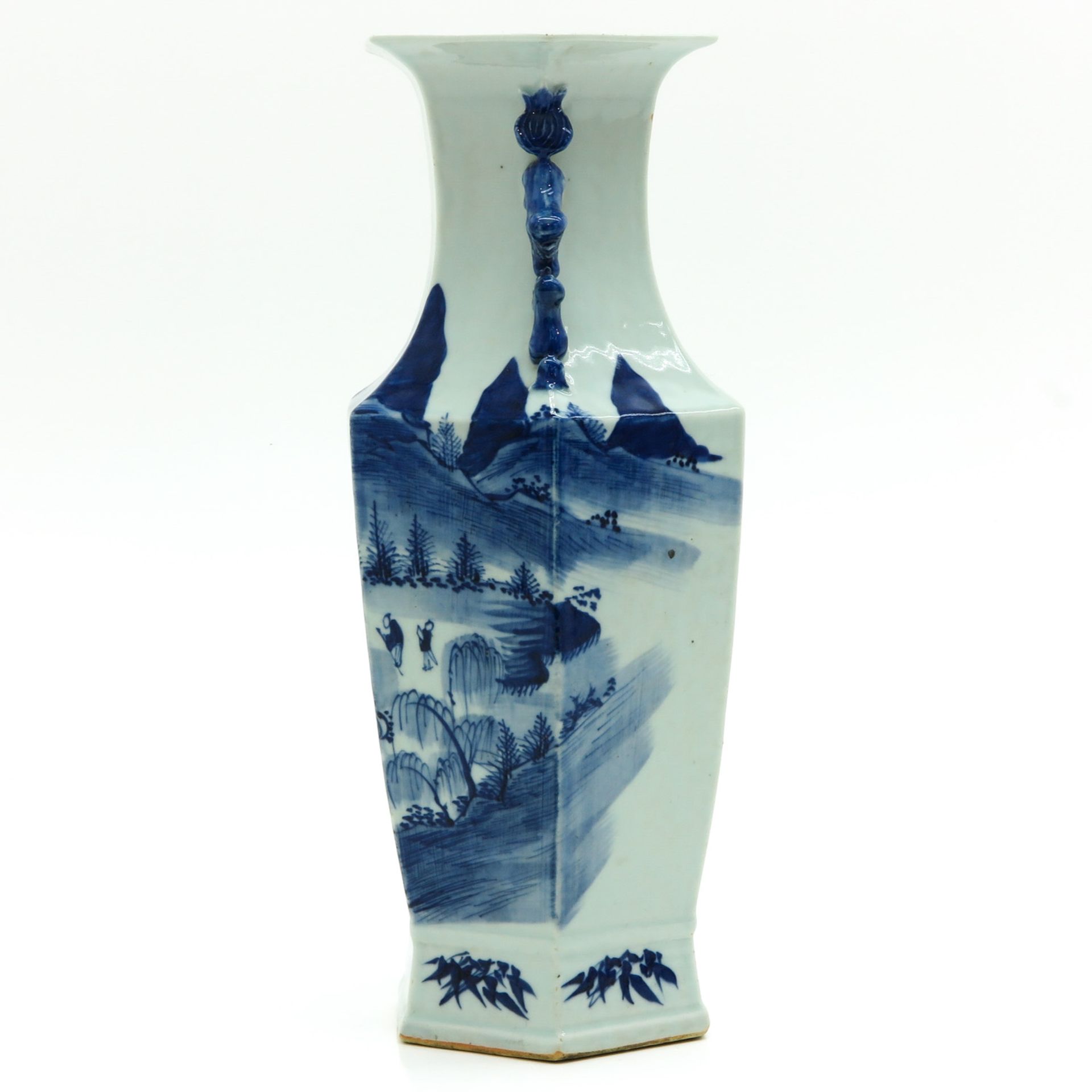 Blue and White Decor Vase - Bild 2 aus 6