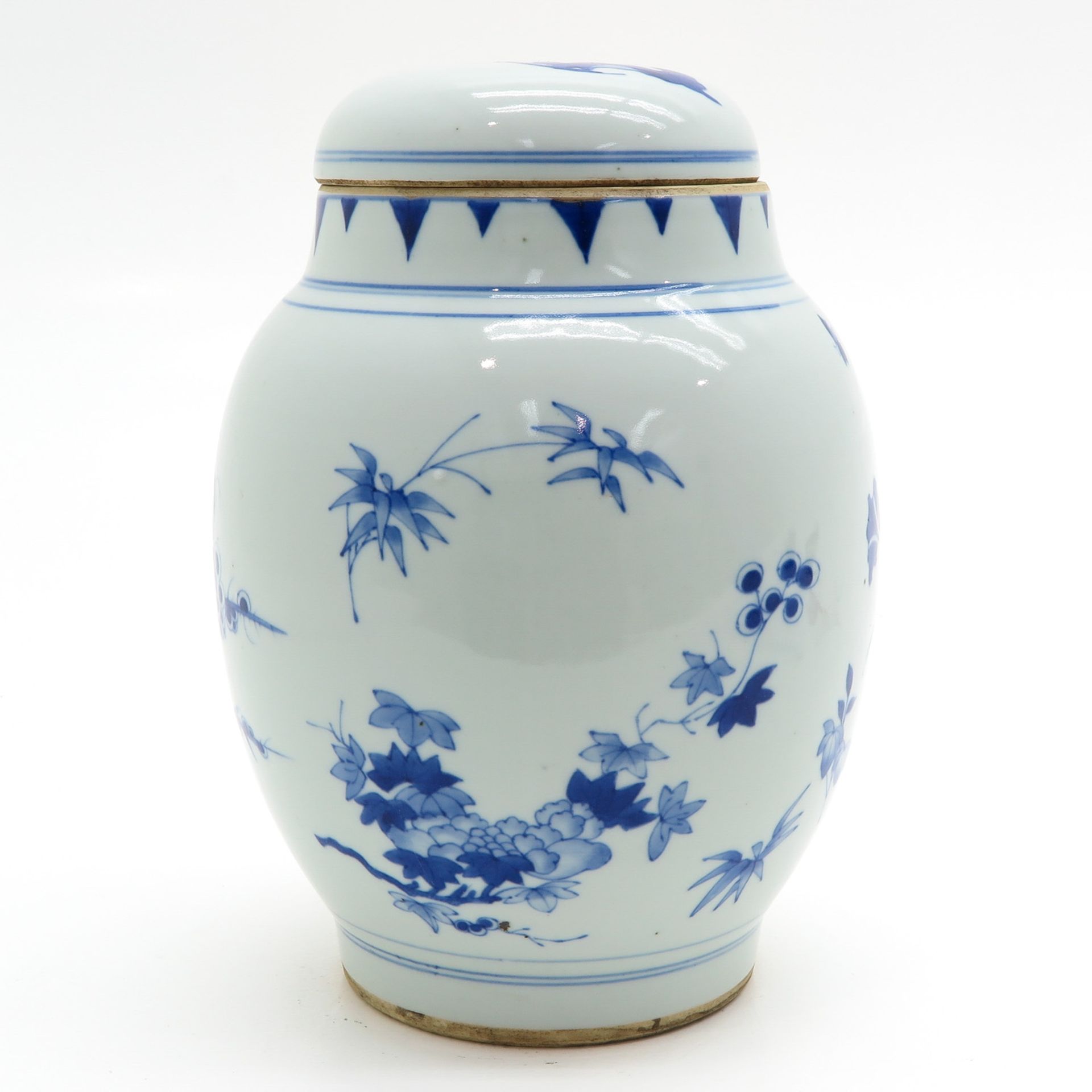 Blue and White Decor Covered Vase - Bild 4 aus 6