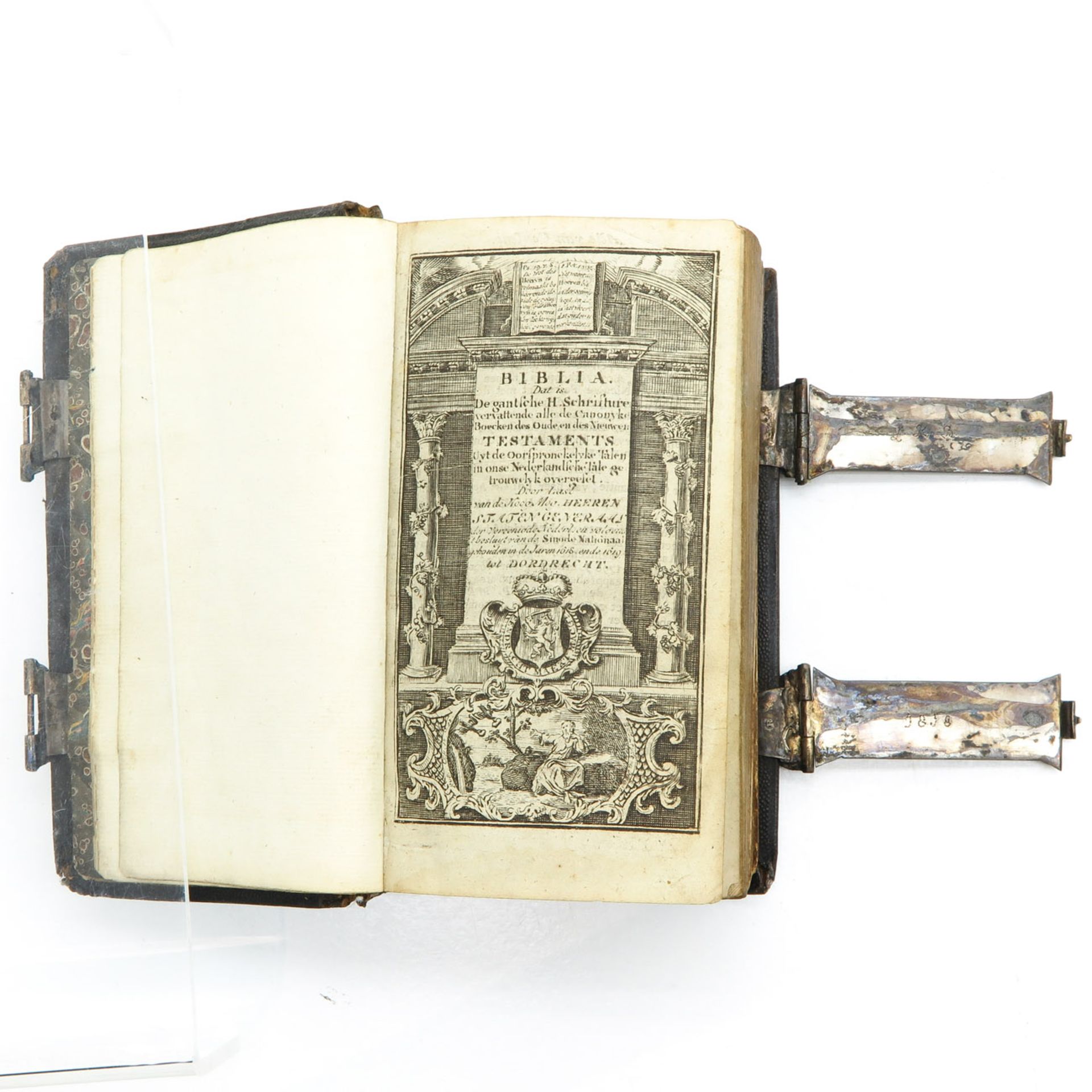 A Dutch Bible with Silver Clasp Circa 1830 - Image 5 of 5