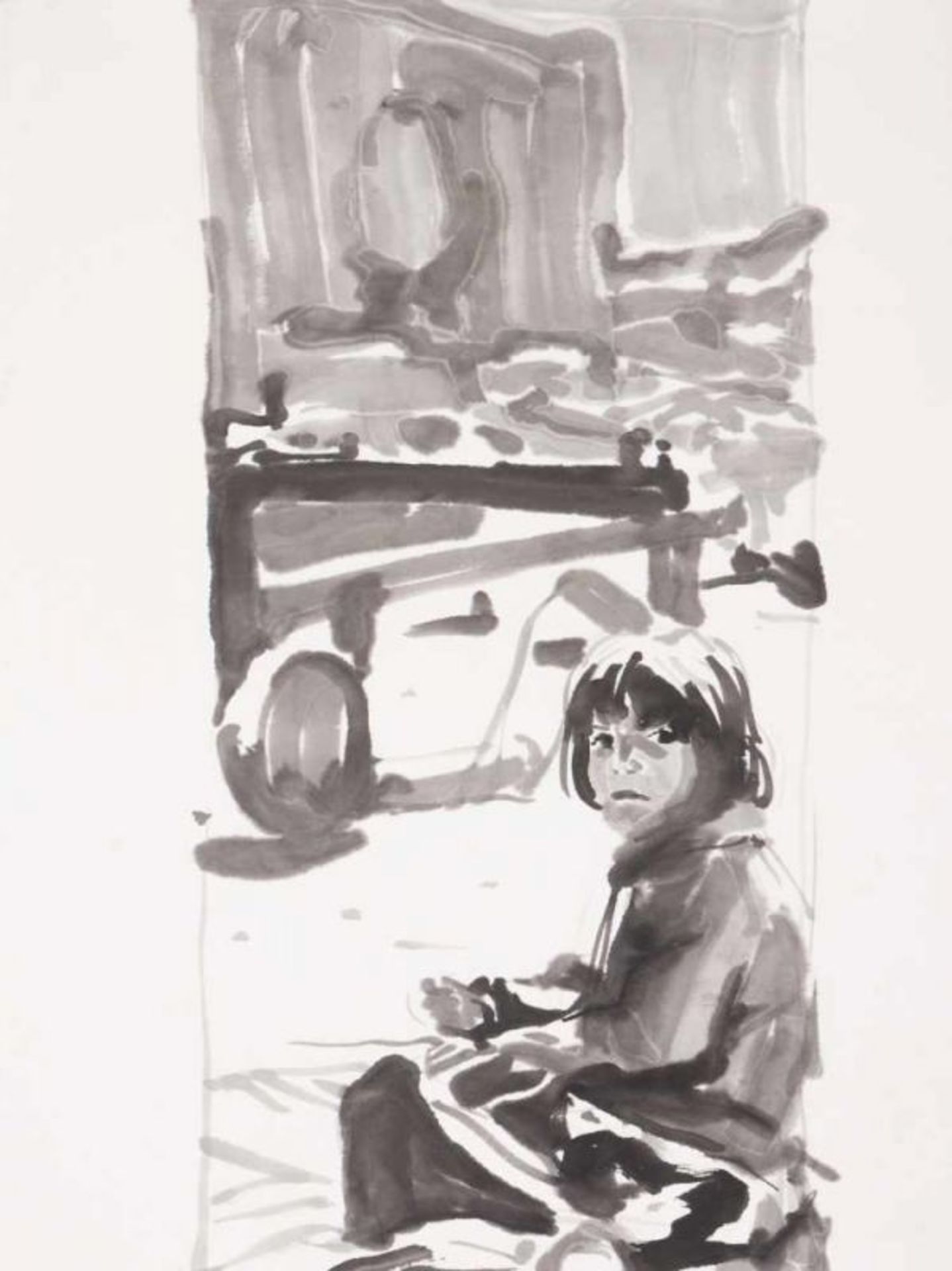 Chen Shaoxiong (n. 1962) Untitled, 2006 Set of 18 ink on paper drawings One signed and dated 2006 ( - Bild 9 aus 19