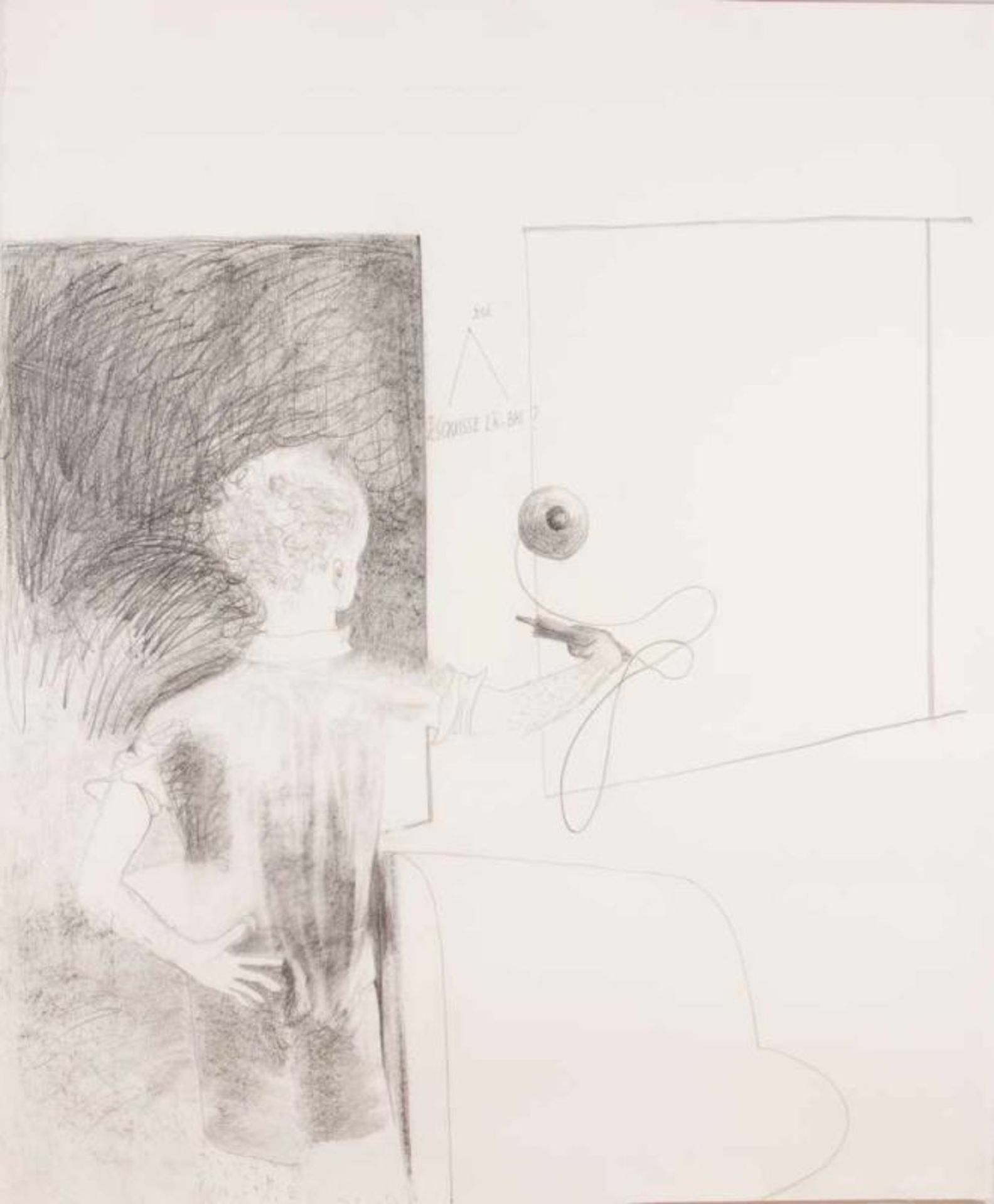 Thierry Simões (n. 1968) Untitled Graphite on paper Signed and dated Verão 2007 150x124 cm