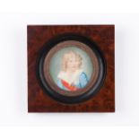 French school of the 18th century Dauphin of France Miniature on ivory Diam.: 7,5 cm