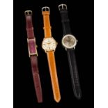 Lot of three wristwatches