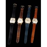 A set of 4 watches