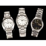 Lot of three Seiko 5 watches