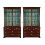 A pair of large D. Maria cupboards