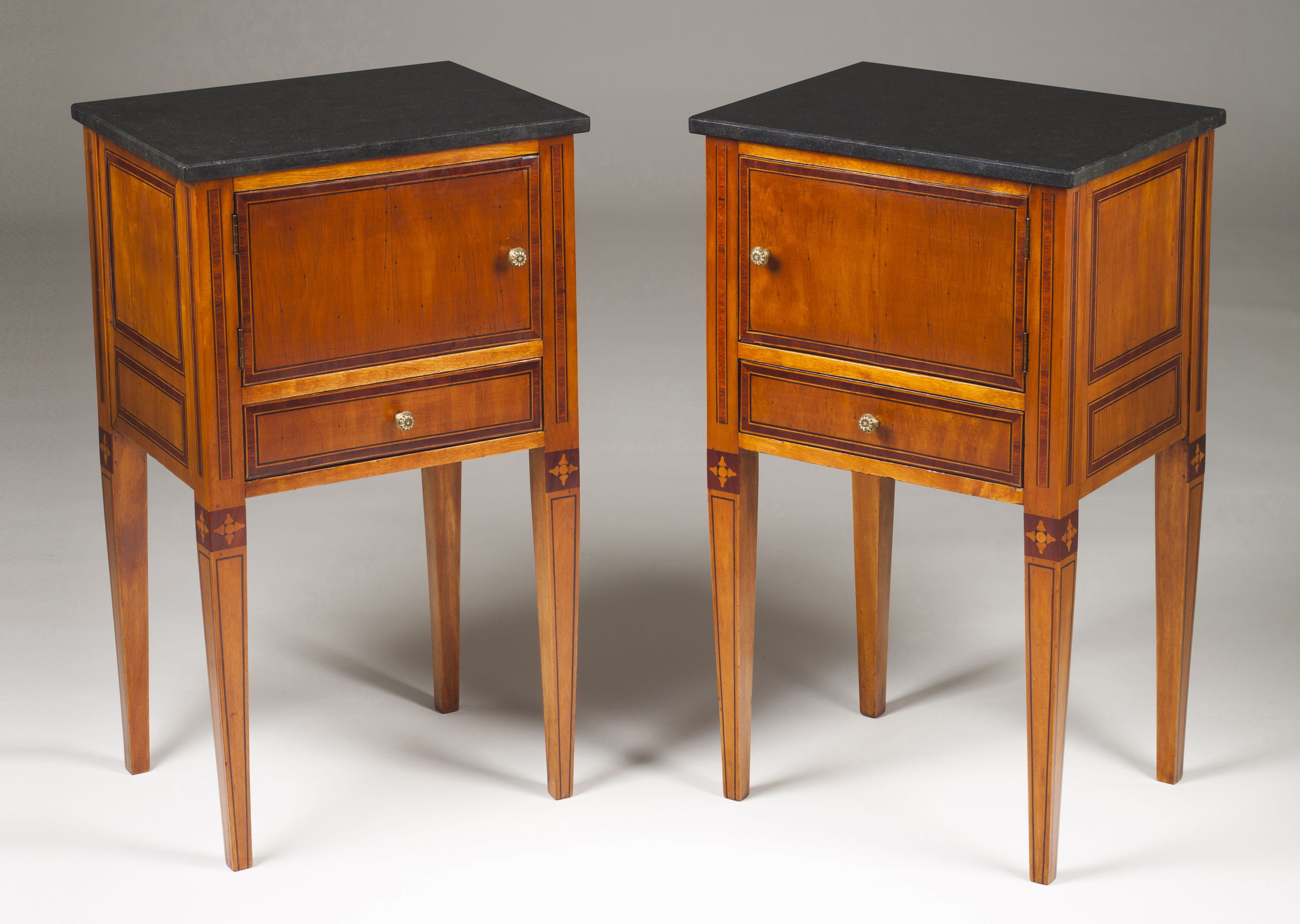 A pair of D. Maria style side tables
