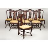 A set of eight D. José style chairs