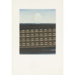Max Ernst (Brühl 1891 – 1976 Paris) "Enseigne pour une école de harengs". 1970 Farboffsetlithografie