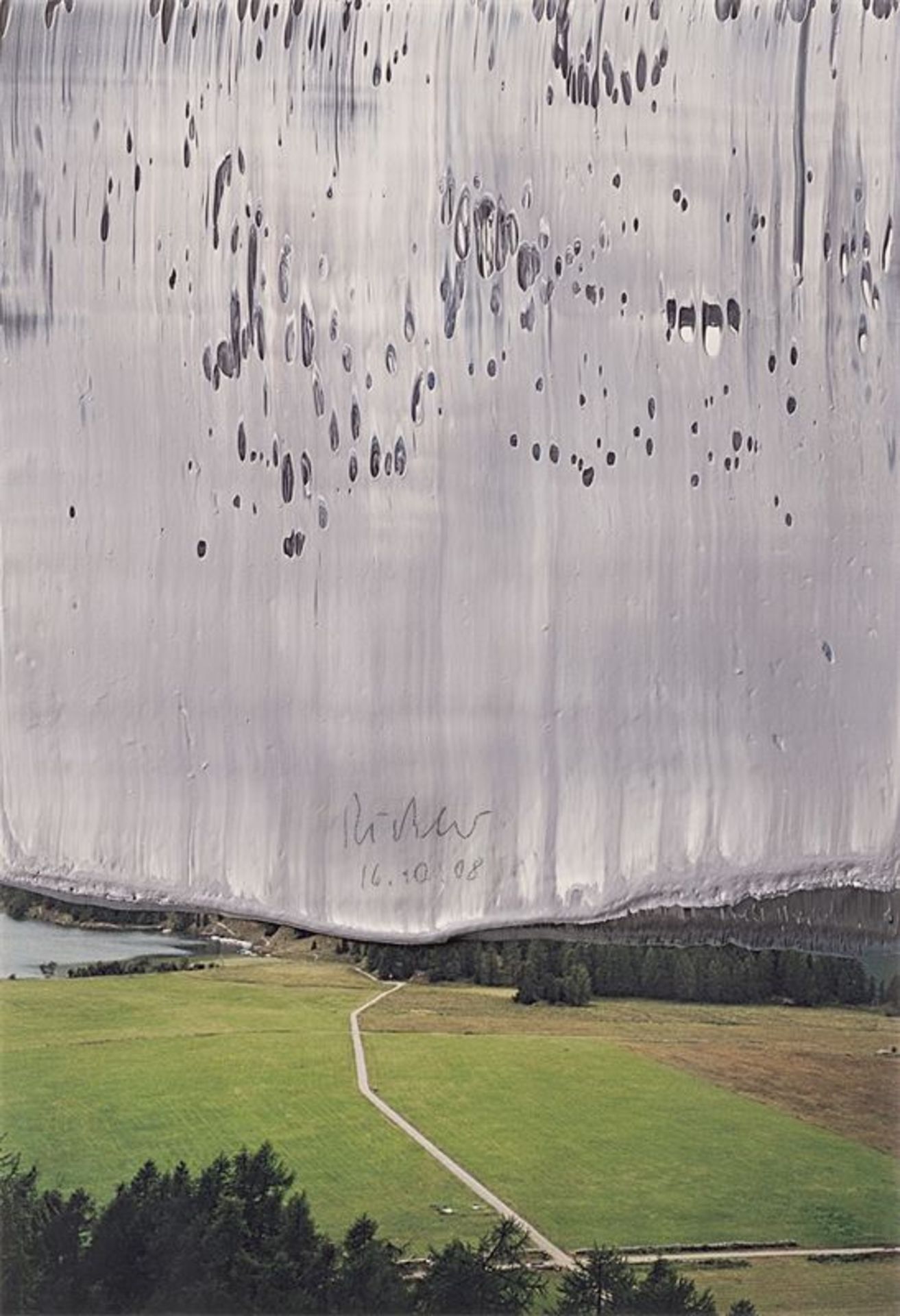 Gerhard Richter (Dresden 1932 – lebt in Köln) Ohne Titel (16.10.08). 2008 C-Print. 43,5 × 30 cm ( 17