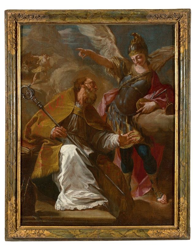 Giovanni Battista Pittoni (1687 – Venedig – 1767) Erzengel Michael und Bischof Laurentius von