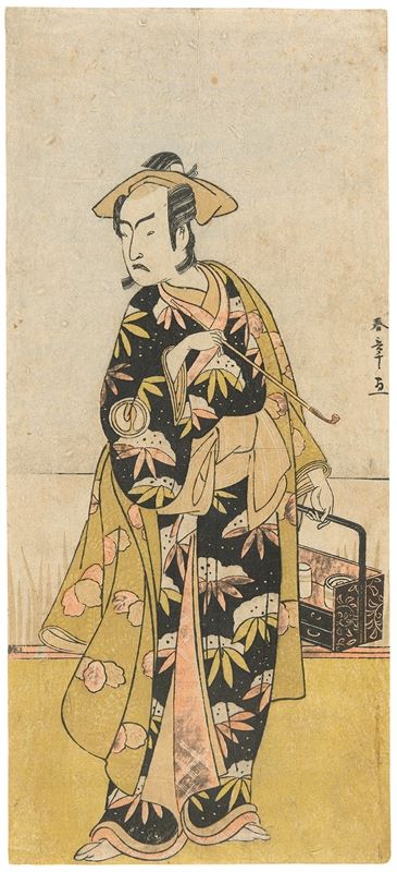 Katsukawa Shunshô (1726 – Tokio – 1793) Schauspieler Sawamura Sôjûrô III. (1753-1801) in der Rolle
