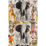 Peter Beard (New York 1938 – lebt in New York & Kenia) Ahmed Diptych. 1968 Silbergelatineabzug,