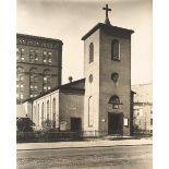Berenice Abbott (Springfield, Ohio 1898 – 1991 Monson, Maine) Saint Lukas Church, Hudson Street, N.
