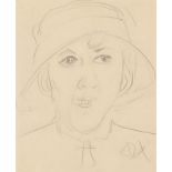 Otto Dix (Gera-Untermhaus 1891 – 1969 Singen)„Frau mit Hut“. Um 1920Bleistift auf Papier. 27,8 ×