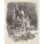 Robert Delaunay (Paris 1885 – 1941 Montpellier)La butte Montmartre et le Sacré-Coeur.