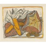 Otto Dix (Gera-Untermhaus 1891 – 1969 Singen)„Stilleben mit Mais“. 1959Farblithografie auf van