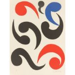 Alexander Calder (Philadelphia 1898 – 1976 New York)„Les têtards“. 1976Farblithografie auf Velin.