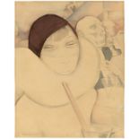 Jeanne Mammen (1890 – Berlin – 1976)„Kritik“. Um 1929Aquarell, Tusche und Bleistift auf Papier. 43 ×