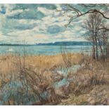 Philipp Franck (Frankfurt/M. 1860 – 1944 Berlin)„Am Jungfernsee“ (Potsdam). 1937Öl auf Leinwand. 112