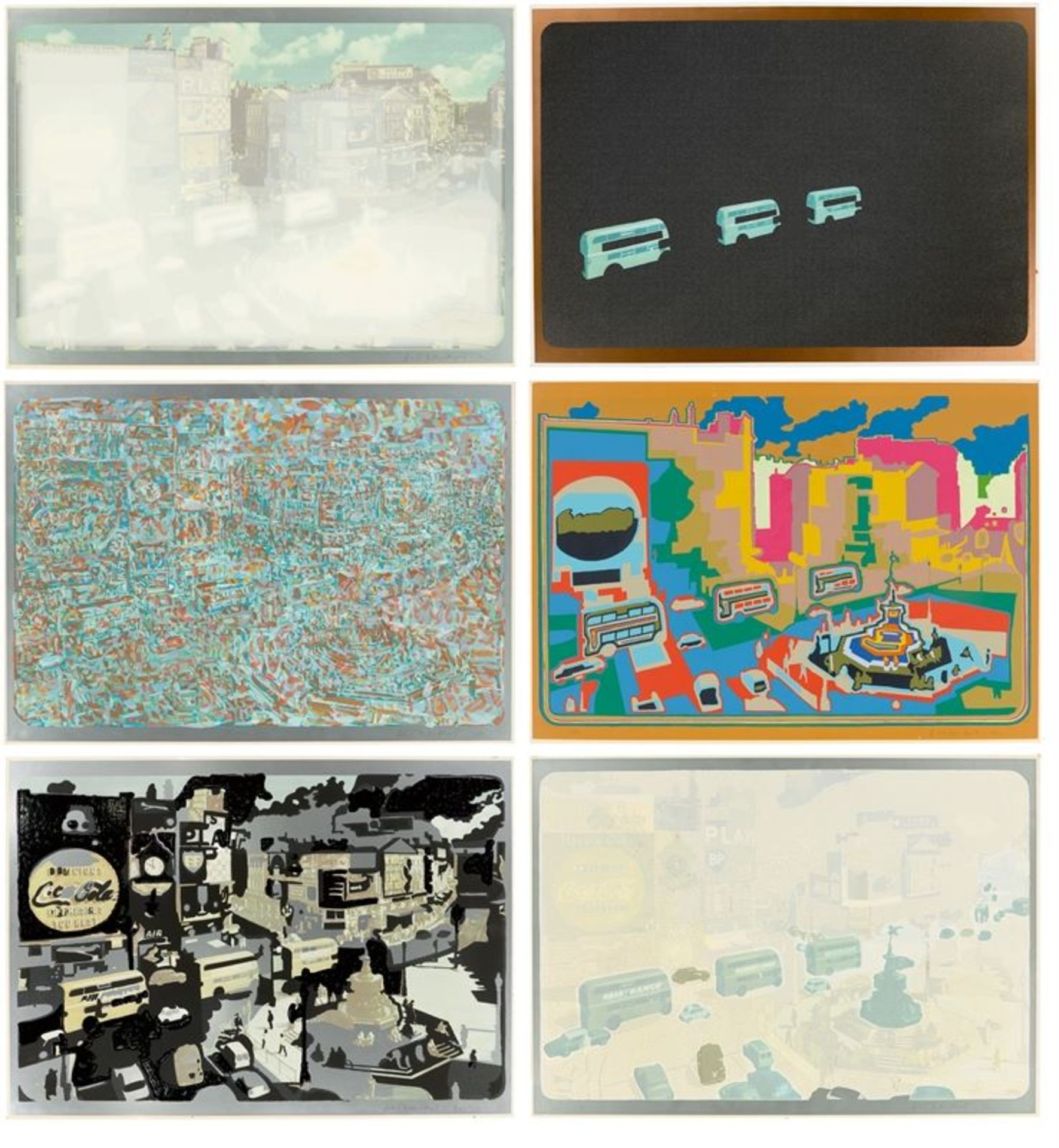 Dieter Roth (Hannover 1930 – 1998 Basel)„6 Piccadillies“. 1969-706 doppelseitige Serigrafien über