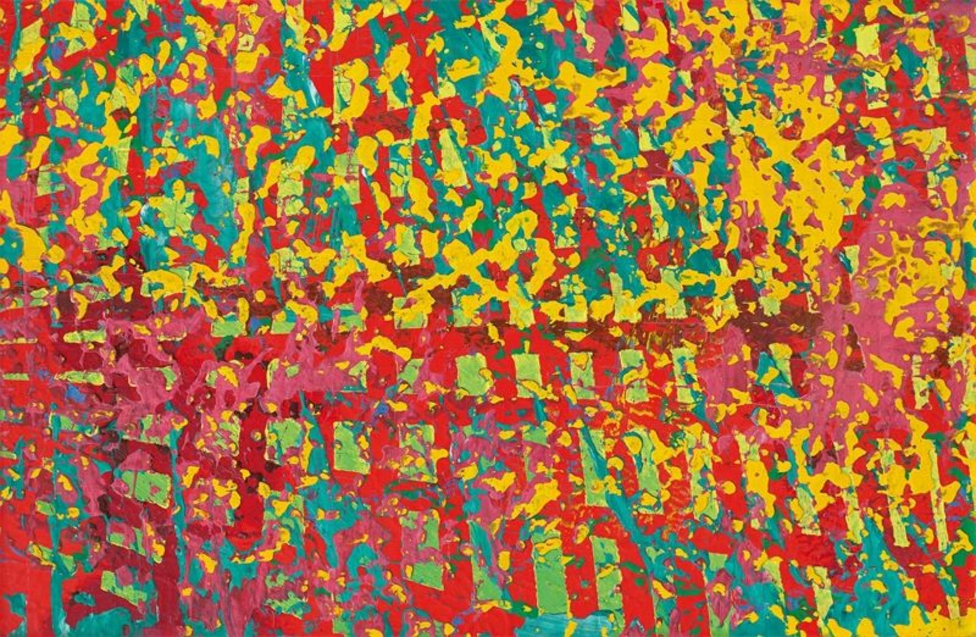 Gerhard Richter (Dresden 1932 – lebt in Köln)„IV. 1978 - Studie für ein abstraktes Bild“. 1978Öl auf