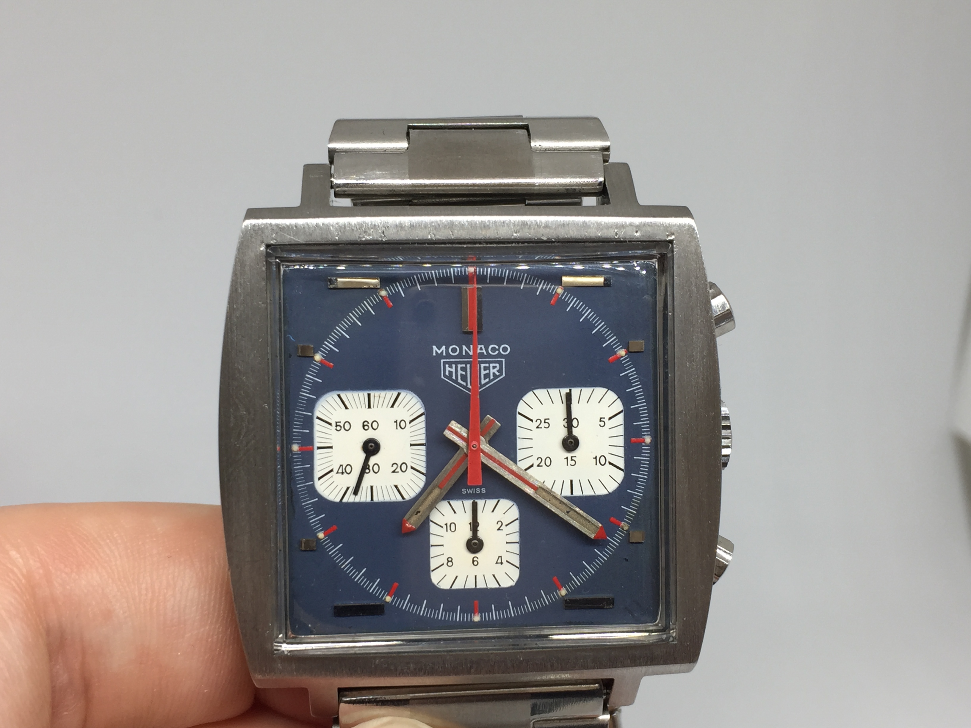 Rare Heuer Monaco Chronograph Steve Mcqueen - Bild 5 aus 5