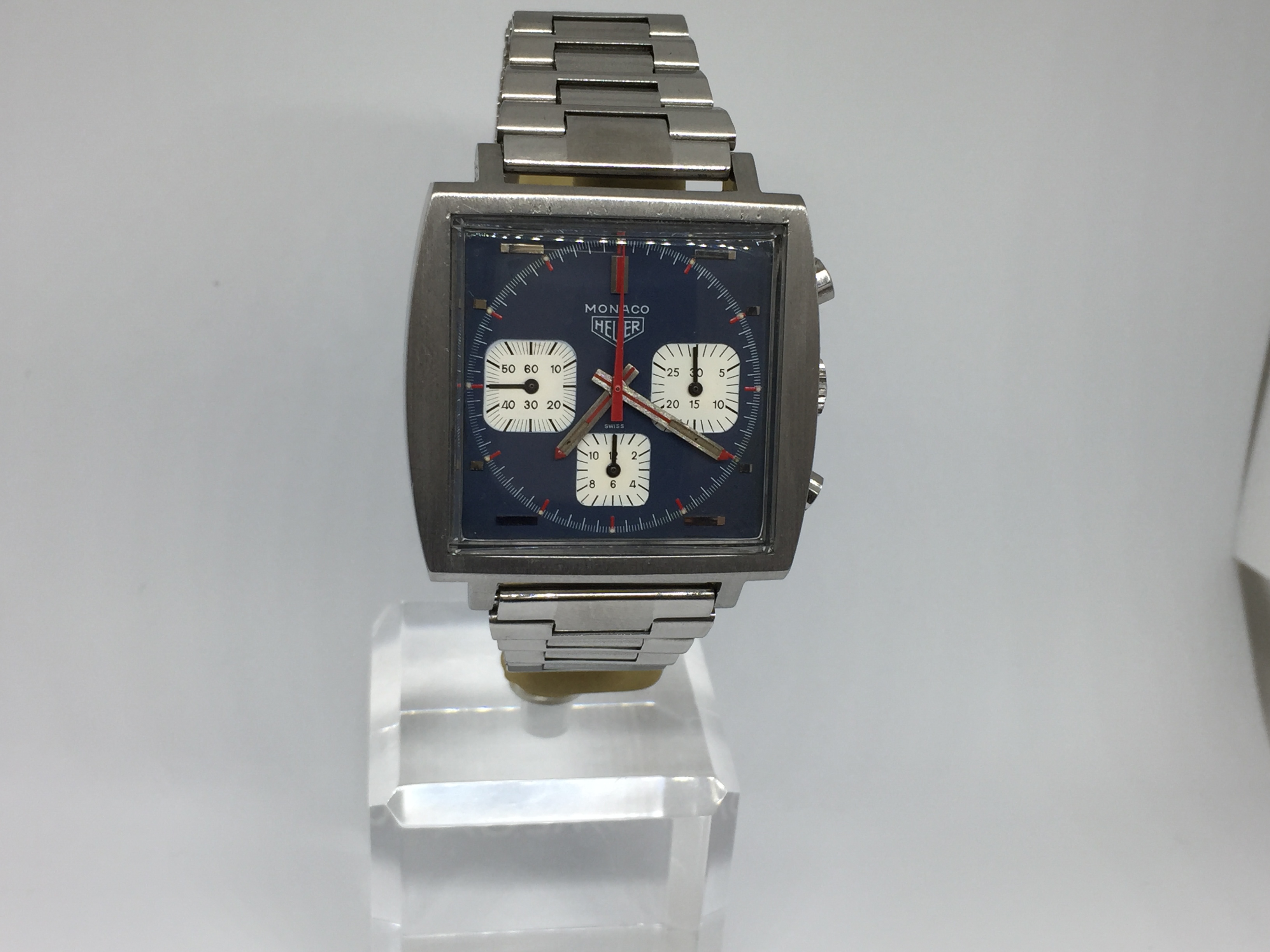 Rare Heuer Monaco Chronograph Steve Mcqueen