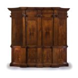 GRANDE CREDENZA IN LEGNO DI NOCE