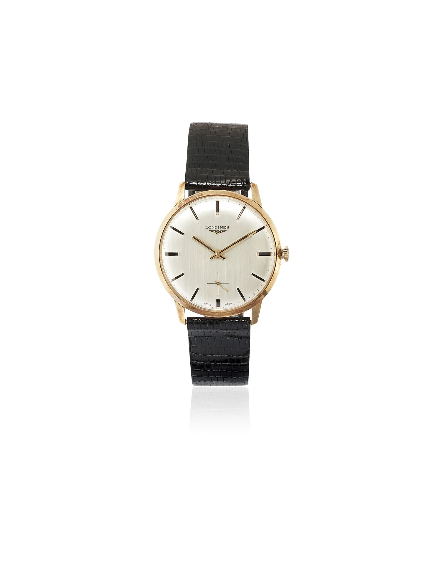 OROLOGIO DA POLSO IN ORO, LONGINES CALATRAVA, REF. 1018/703, ANNI '60