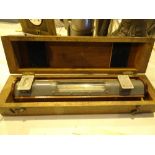 Oak cased spirit level