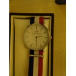 New boxed Daniel Wellington wristwatch in stainless steel case