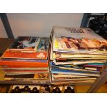 Large quantity of mixed LP records
