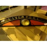 Reproduction Liverpool locomotive name plate