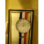 New boxed Daniel Wellington wristwatch in stainless steel case