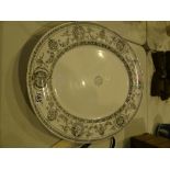 Large late Victorian Royal Doulton meat plate