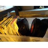 Collection of 45 rpm single records c1960 - 1980