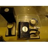 Box of mixed pocket and wristwatches