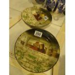 Two Royal Doulton Jim Crow Series Ware plates