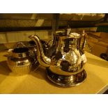 Gibsons silver Art Ware tea set