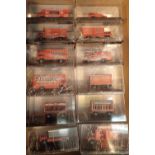 Oxford diecast Chipperfields Circus lot of 12 vehicles mostly lorries / trailers 1/76 scale with