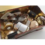 Mixed box of coins watches etc