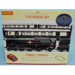 Hornby OO gauge Orient Express train set with original box including Merchant Navy locomotive