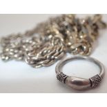 *** WITHDRAWN *** Collection of mixed chains and rings including silver