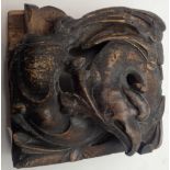 16thC carving of a griffon part of a frieze