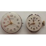 Two Baume ladies wristwatch movements