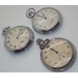 Three mixed pocket watches two Ingersoll one Smiths Empire