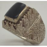 Presumed Silver signet ring (metal detector find)