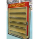 Hornby shop retail desk top locomotive display cabinet c1980 CONDITION REPORT: